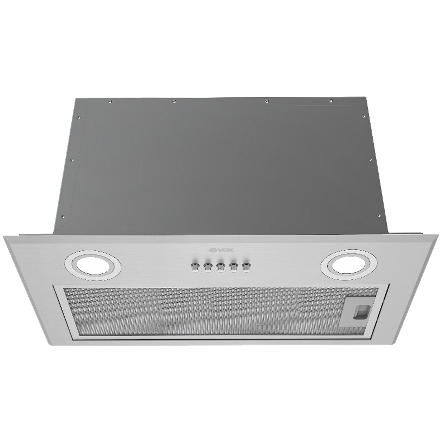 Exaustor Vox BTN5T01IX | 443 m³/h, 3 velocidades, Inox