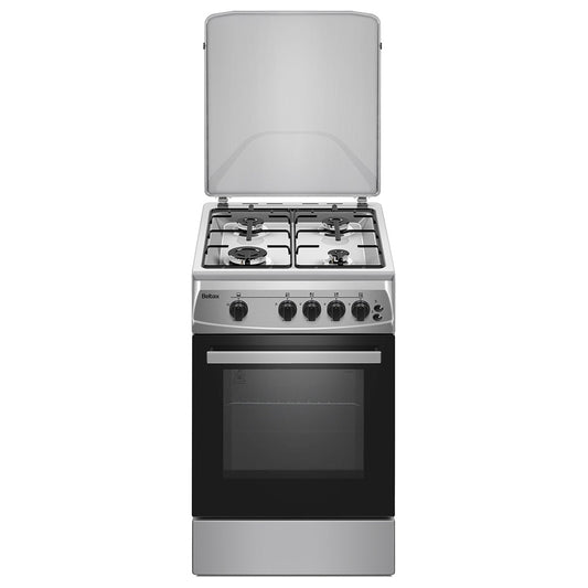 Fogão a Gás Beltax BGC 1050IX | 4 Queimadores, Forno Gás, Inox