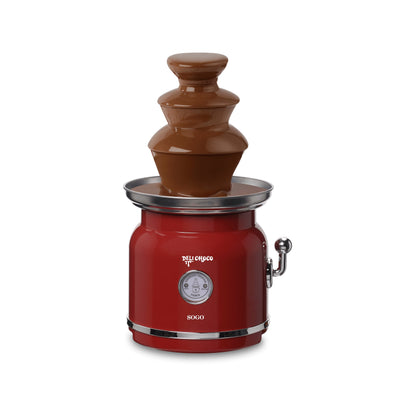 Fonte de chocolate Sogo FCHSS11970 | 90W, Aço inox, Retro