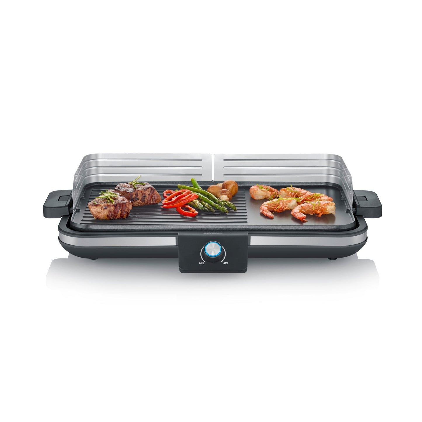 Grelhador Severin PG8564 | 2000W, Antiaderente, Fácil de limpar