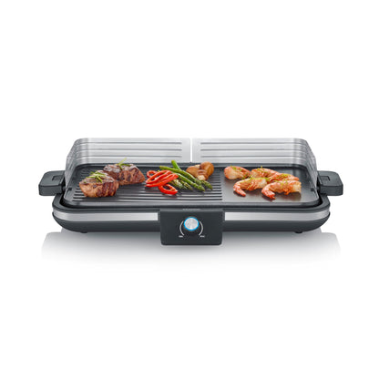 Grelhador Severin PG8564 | 2000W, Antiaderente, Fácil de limpar