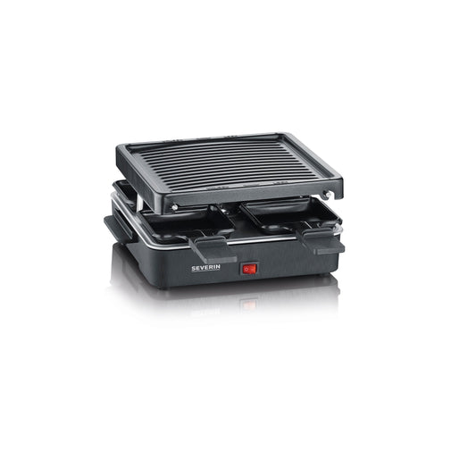 Grelhador Raclette Severin RG 2370 | 4 Pessoas, Antiaderente, 600W
