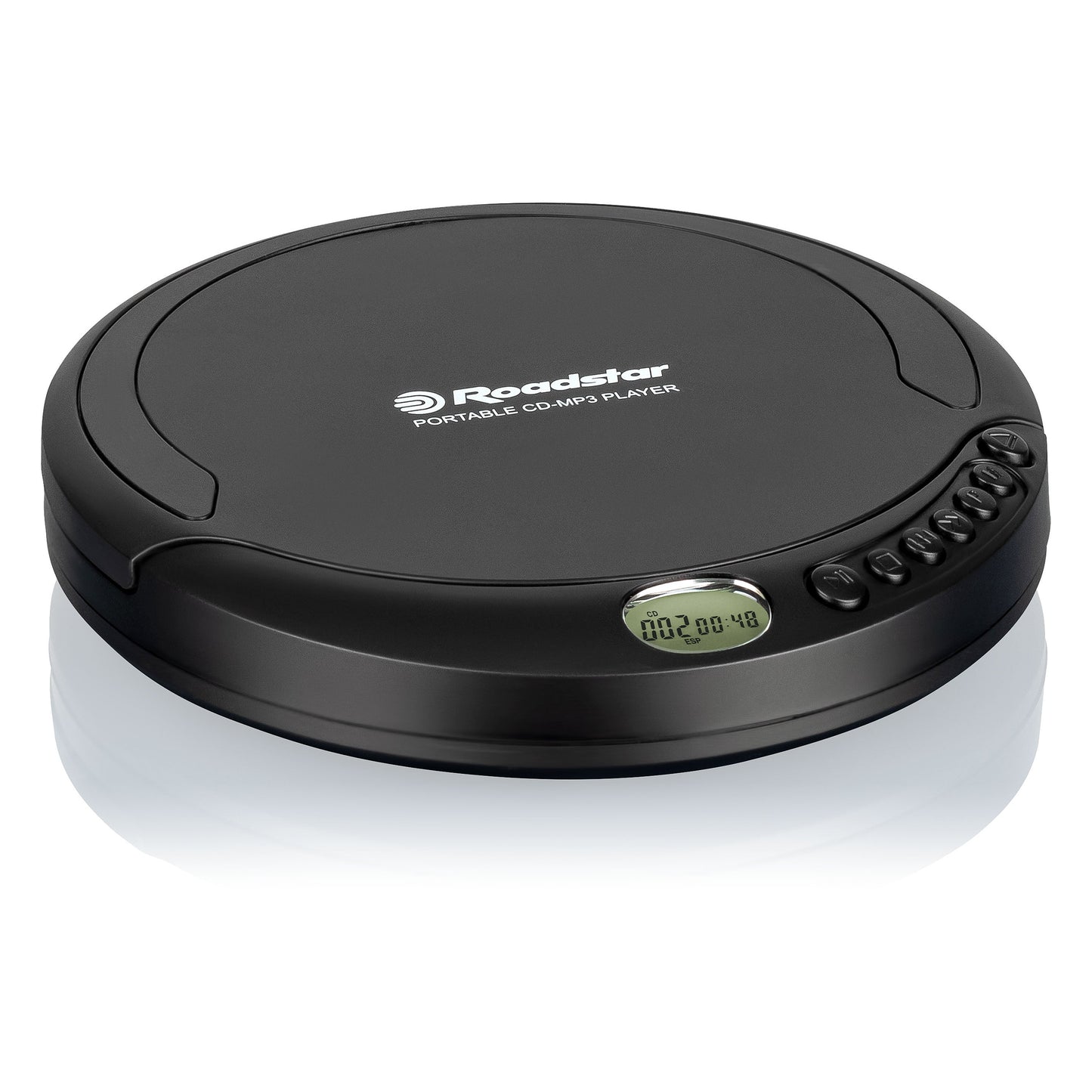 Leitor de CD Roadstar PCD498NMP | LCD, Anti-choque 100s, Pilhas AA
