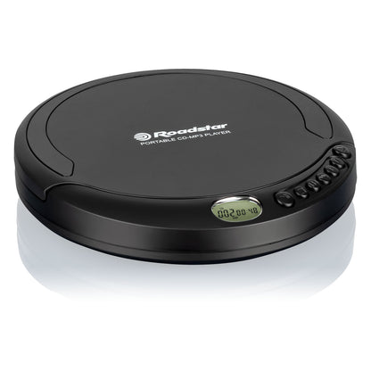 Leitor de CD Roadstar PCD498NMP | LCD, Anti-choque 100s, Pilhas AA