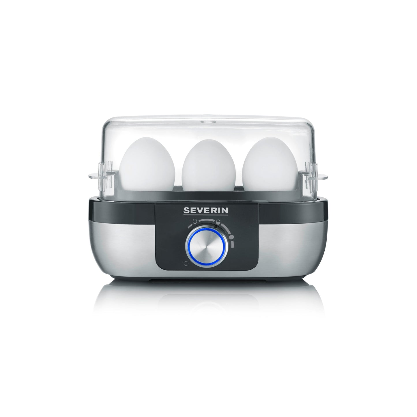 Máquina de Cozer Ovos Elétrica Severin EK3163 | 3 Ovos, Inox, 270W