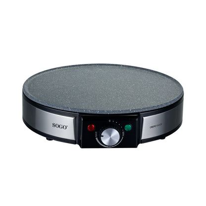 Máquina de Crepes Sogo CMASS7187 | Antiaderente, 1200W, Inox