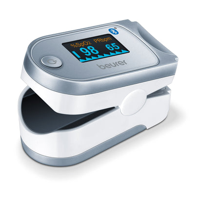 Pulsioximetro Beurer PO60 | Bluetooth, 100 posições de memória, Compacto