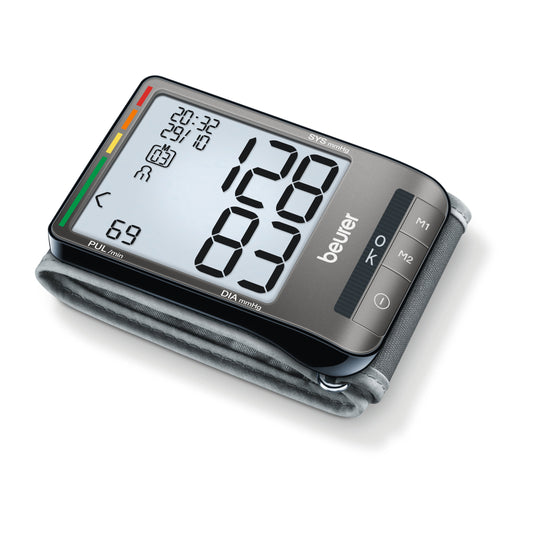 Medidor de Tensão Beurer BC80 | Visor XL, Memória, Detecção de Arritmias