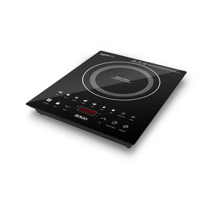 Placa Elétrica Sogo COCSS10245 | Indução, 1 zona, 2000W, 30cm