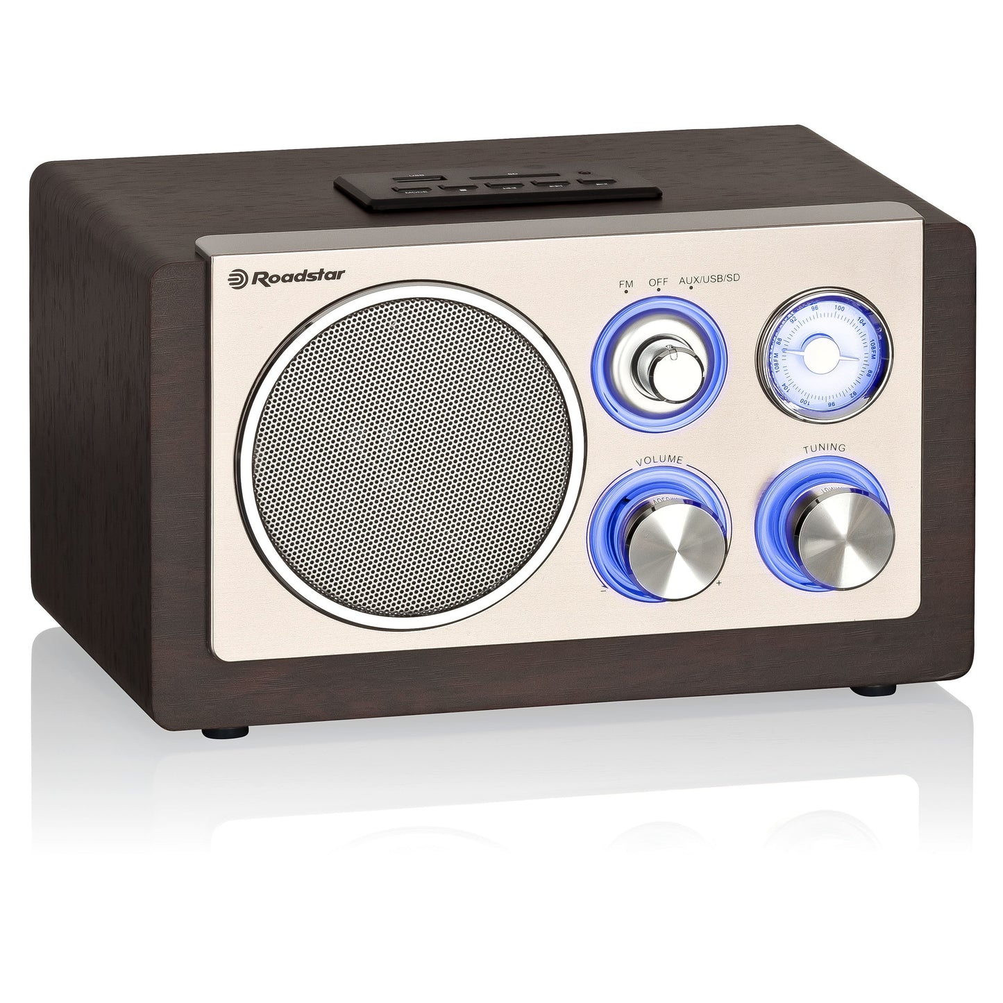 Rádio Roadstar HRA1345NUSWD | FM, USB, AUX