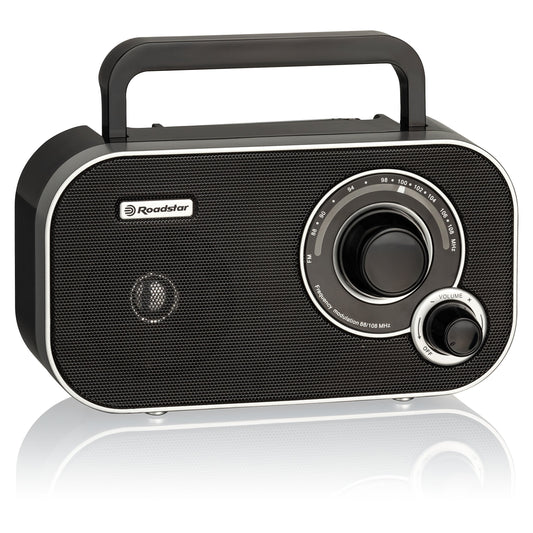 Rádio Roadstar TRA2235/BK | FM, Pilhas, 0.8W