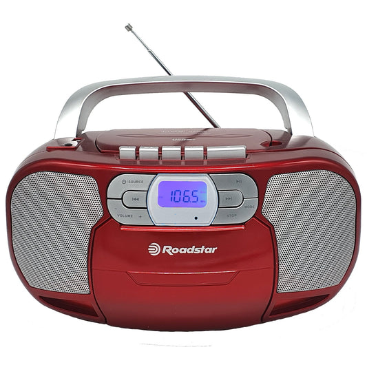 Rádio Roadstar RCR4635UMP/RD | CD, Cassete, USB