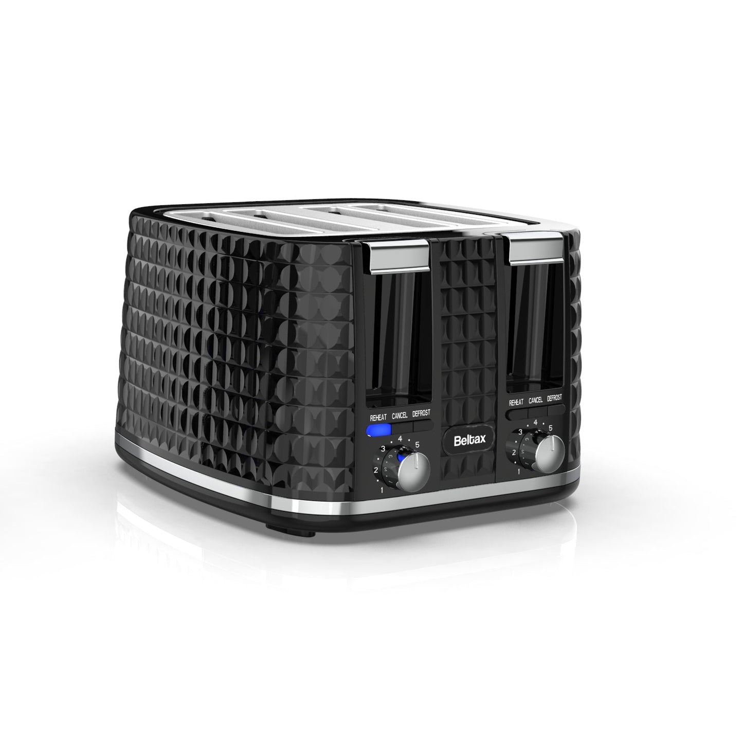 Torradeira Beltax BTE2009 | 4 Fatias, Descongelar, 1500W