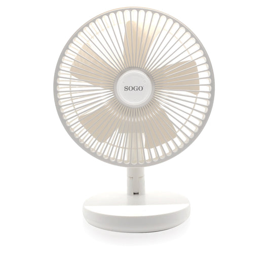 Ventoinha de Mesa Sogo VEN-SS-21425 | 3 Velocidades, Bateria, USB