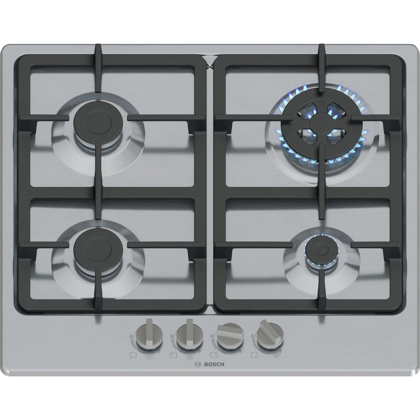 Placa a Gás BOSCH PGH6B5K90 | 4 Queimadores, Inox, 7800W