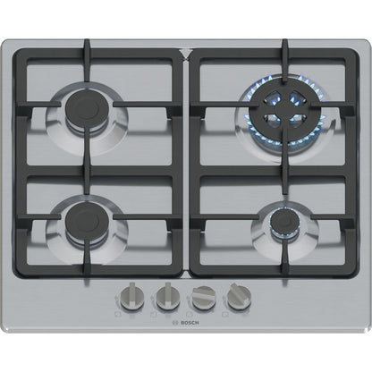 Placa a Gás BOSCH PGH6B5K90 | 4 Queimadores, Inox, 7800W