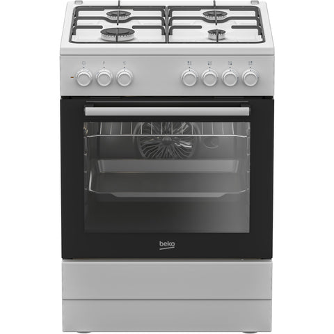 Fogão a Gás BEKO FBE62120WD | 4 Queimadores, Forno Elétrico, 66L