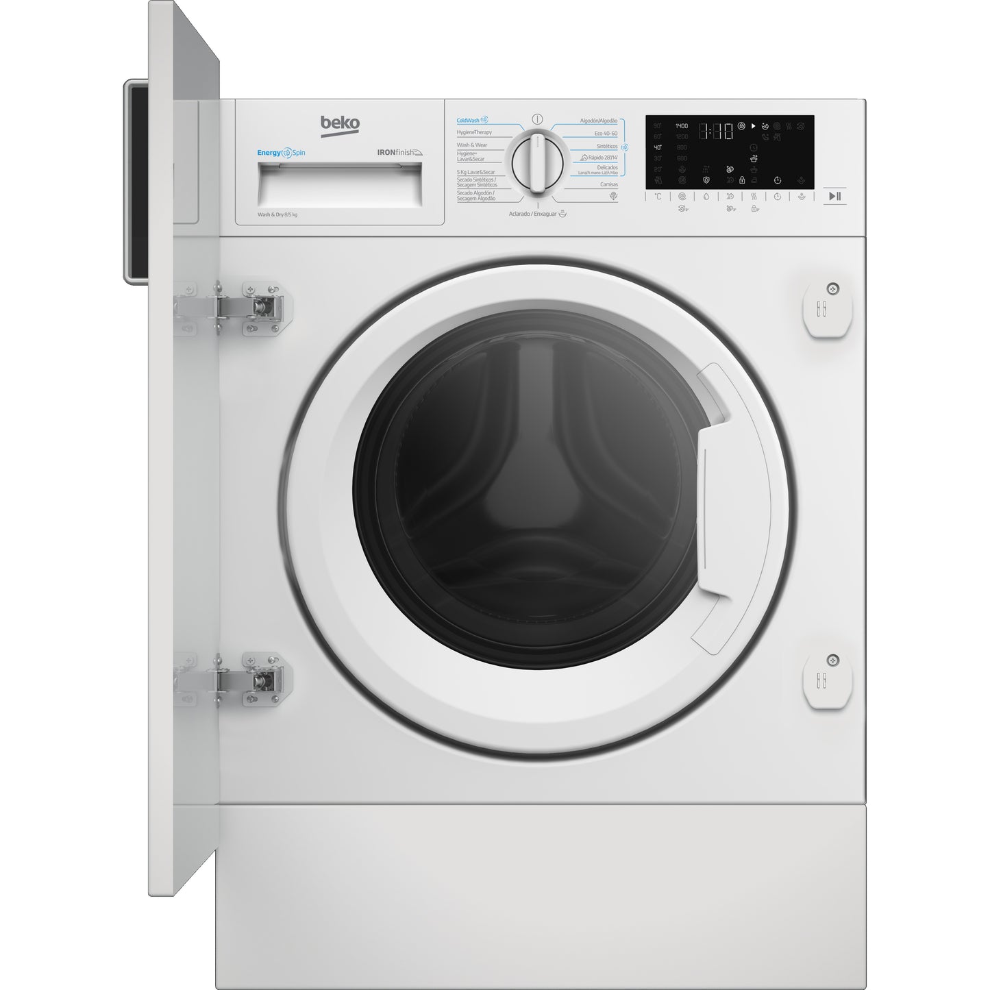Máquina de Lavar e Secar Encastre BEKO B5DBT48437WB | 8kg, D