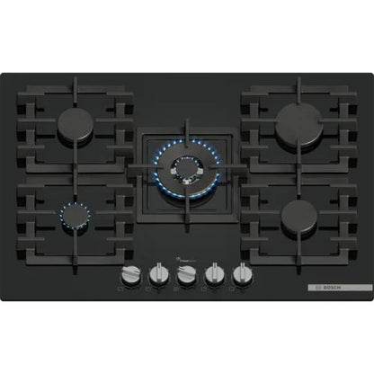 Placa a Gás BOSCH PPQ7A6I40 | 5 Queimadores, Vidro Preto, 75cm
