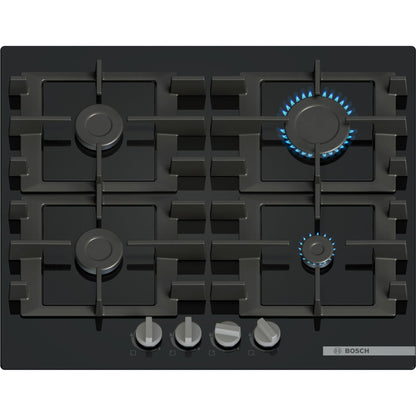 Placa a Gás Bosch PNP6B6K40 | 4 Queimadores, Vidro Preto, 60cm