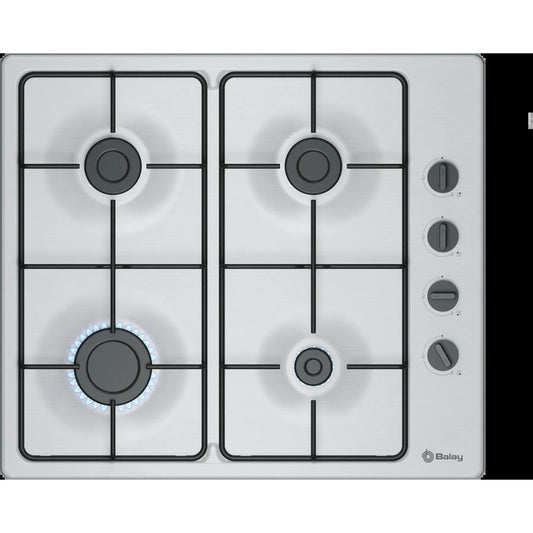 Placa a Gás Balay 3ETX464BB | 4 Queimadores, Inox, 7.500W