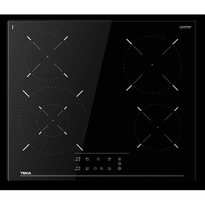Placa Vitrocerâmica Teka TBC64320TTC | 4 Zonas, Touch Control, 6200W