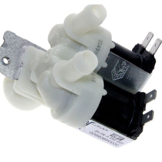 Eletroválvula Whirlpool/Indesit | Máq. Lavar, Original, 2 Saídas, 12mm