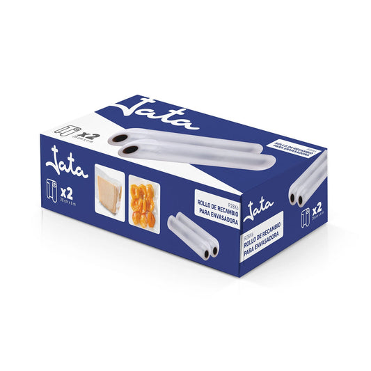 Sacos para selador a vácuo Jata EV104 | 2 rolos, 28cmx6mt