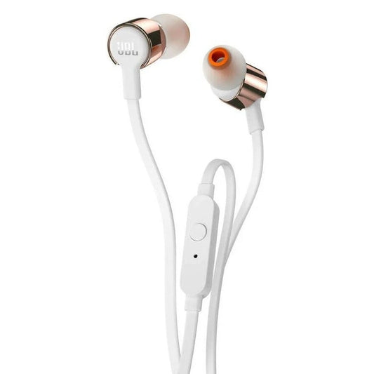 Auricular JBL T210 | Rosa/Dourado, In-ear, Microfone, JBL Pure Bass