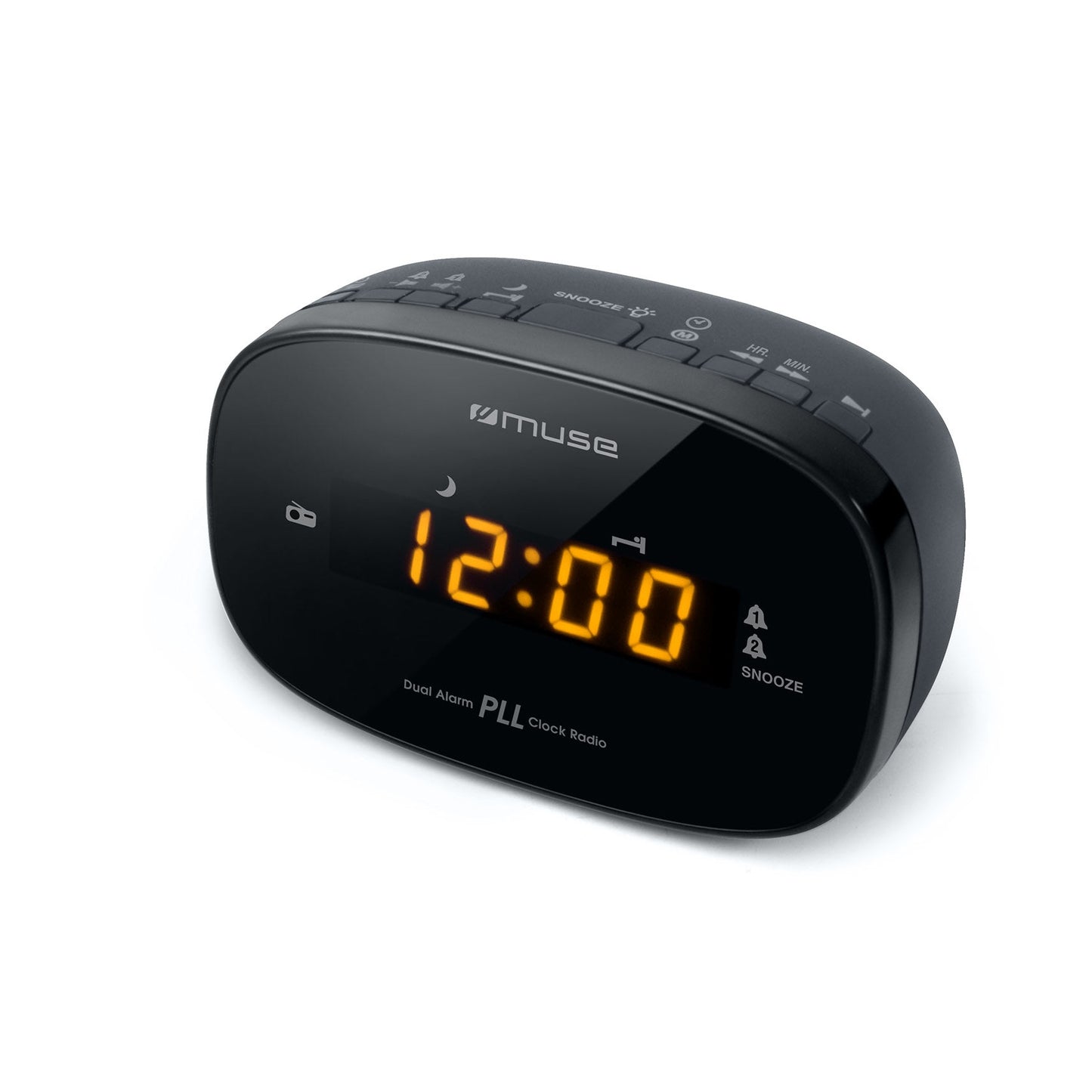 Rádio Despertador MUSE M-150 CR | PLL FM, Alarme Duplo, Dimmer