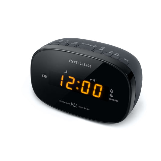 Rádio Despertador MUSE M-150 CR | PLL FM, Alarme Duplo, Dimmer