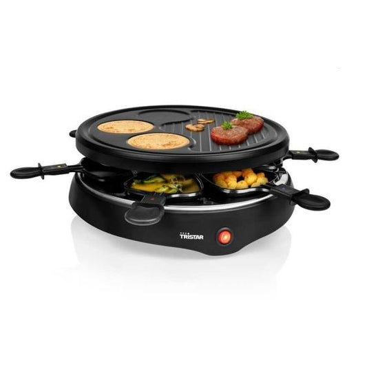 Raclette Tristar RA2998 | 800W, 6 pessoas, Antiaderente