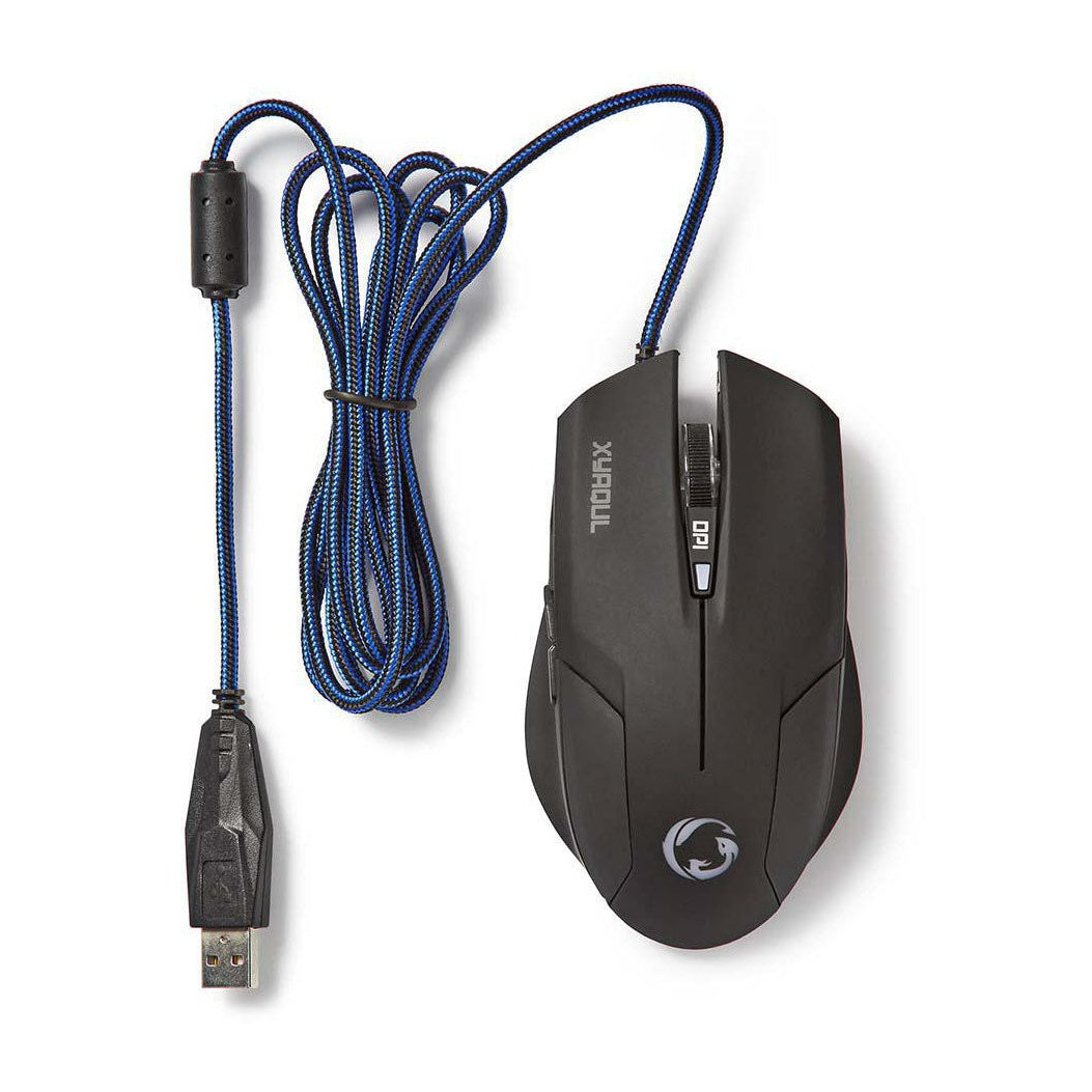 Rato Gaming NEDIS GMWD110BK | 6 Botões, 7200 DPI, Sem Luz