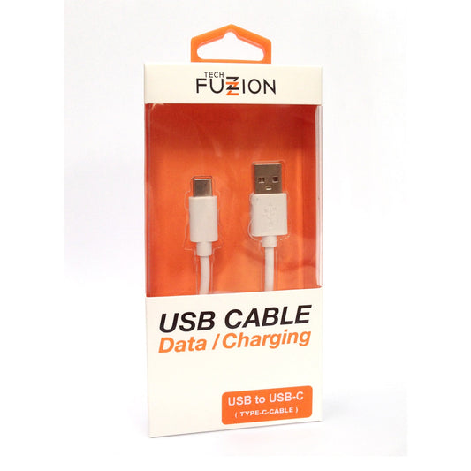 Cabo USB-A para USB-C Tech Fuzzion ACECAB0585WH | 1m, Branco