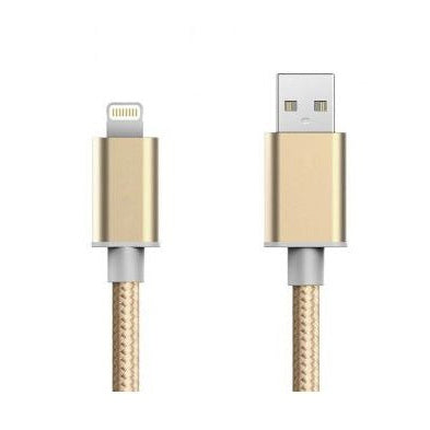 Cabo USB-A para Lightning Tech Fuzzion | Dourado, 1m
