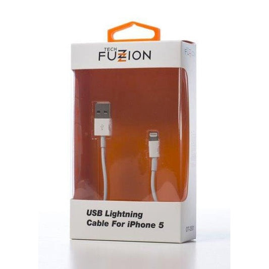 Cabo USB-Lightning Tech Fuzzion | Branco, 1m