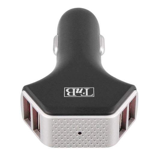 Carregador Auto T'nB CAC4USB8A | 4 Portas USB, 8A Total, Carga Rápida
