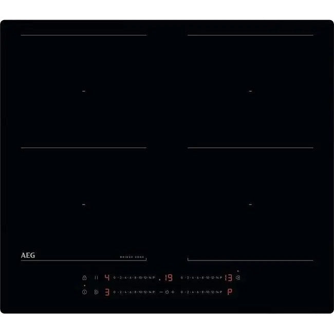Placa de Indução AEG 6000 | 4 zonas, PowerBoost, Temporizador Eco