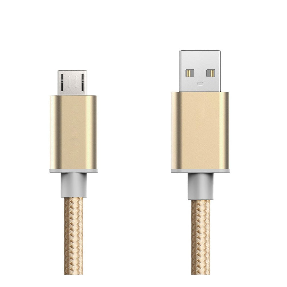 Cabo Micro USB Tech Fuzzion Gold | Carregamento e Dados