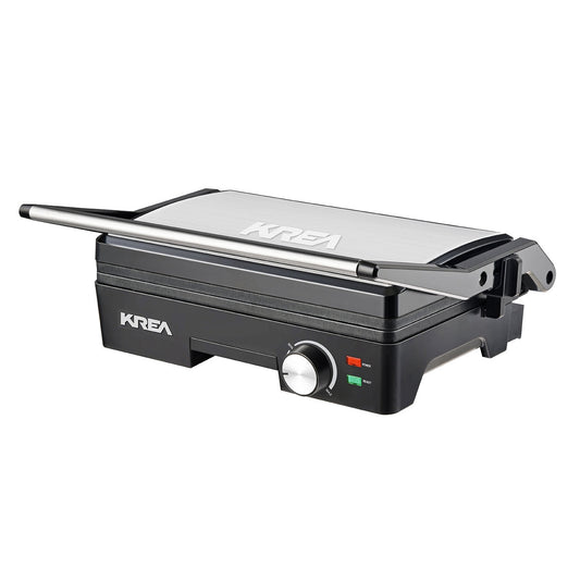 Grelhador de Placas KREA GR56 | 2000W, Inox, 278x170mm