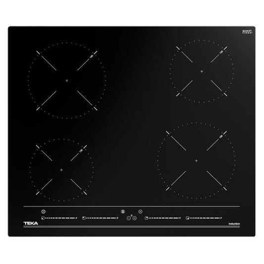 Placa de Indução TEKA IZC 64010 BK MSS | 4 zonas, 60cm, 7200W