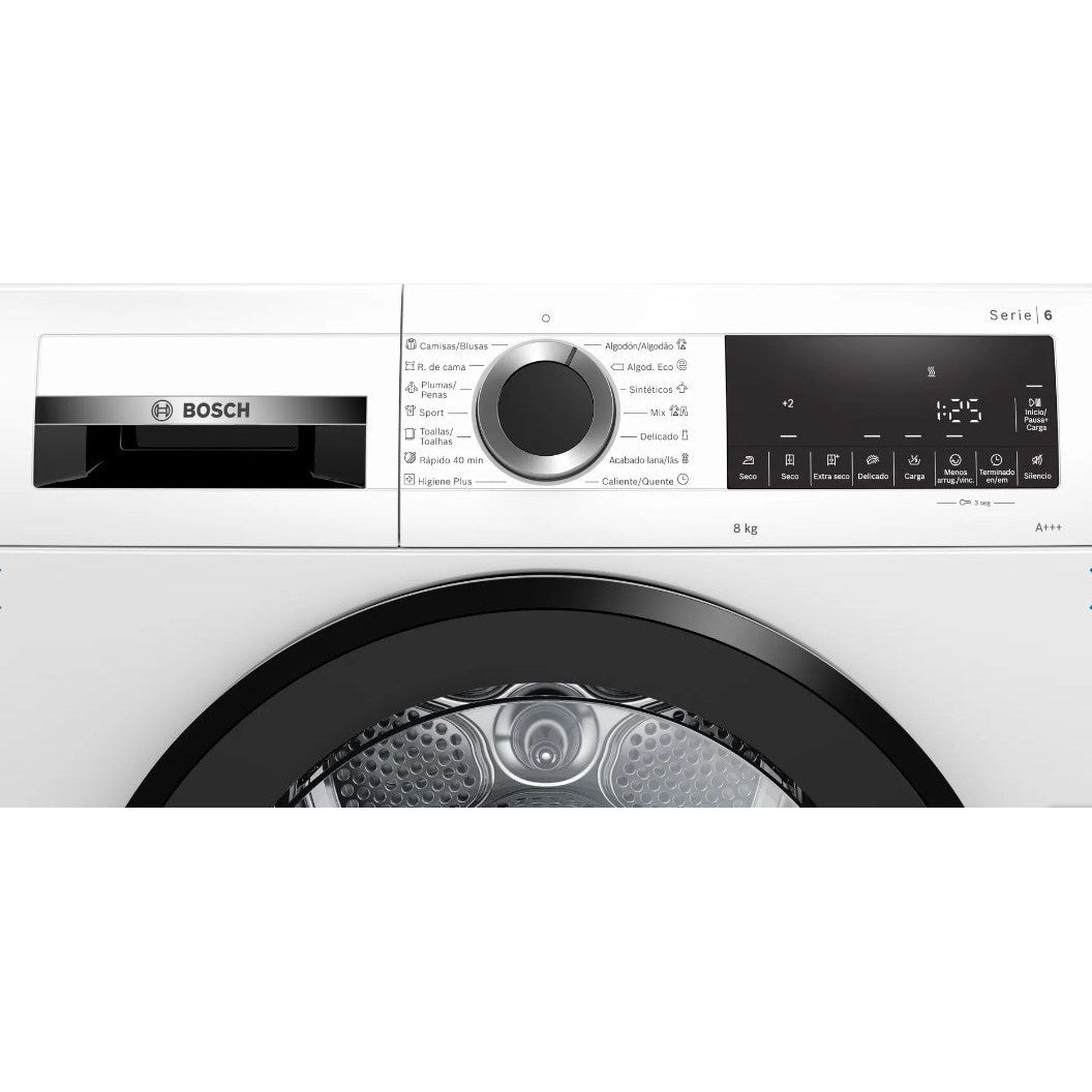 Secador de Roupa Bosch WQG233D0ES | 8kg, Bomba de Calor, A+++