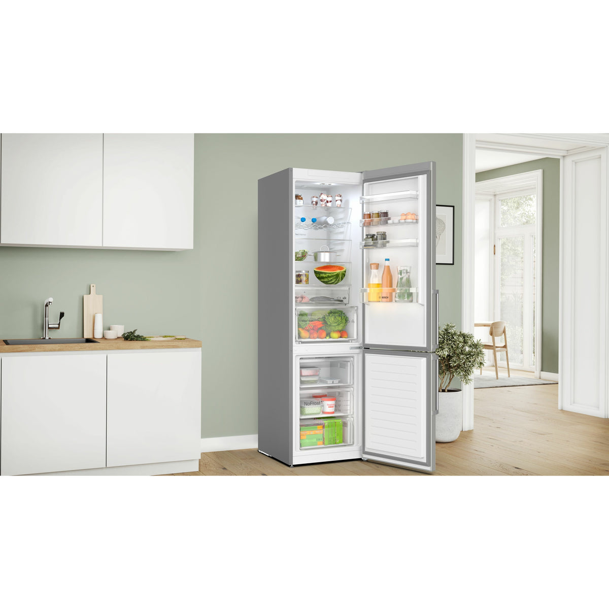 Frigorífico Combinado Bosch KGN397ICT | 363L, NoFrost, Inox
