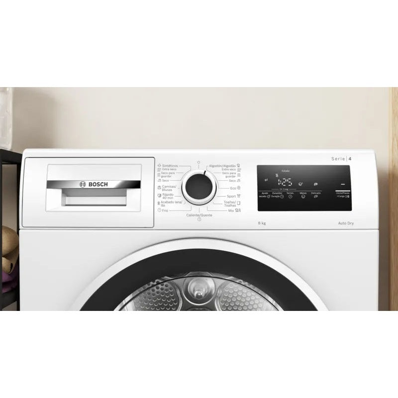 Secador de Roupa BOSCH Wtr85v00es | 8kg, Bomba de Calor, A++
