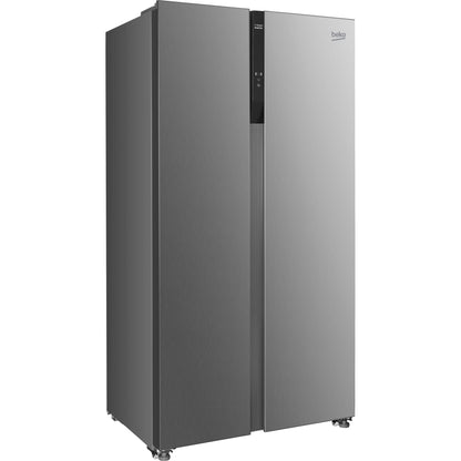 Frigorífico Side by side BEKO GNO5322XPN | 532L, Congelador Lateral, Classe E