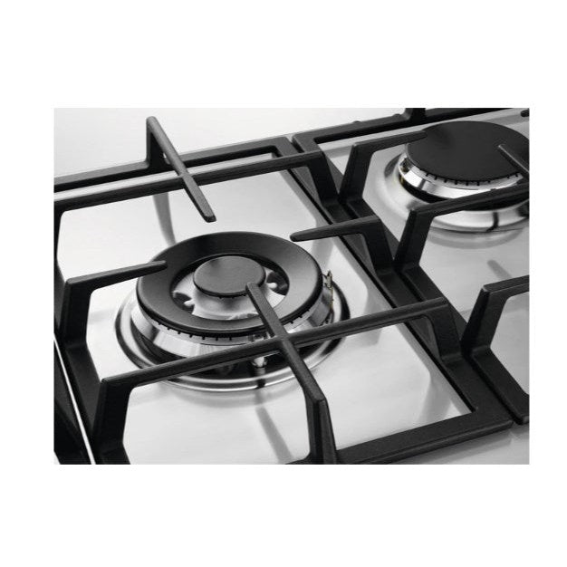 Placa a Gás Electrolux KGS7536SX | Grelhas Ferro, Inox, 75cm