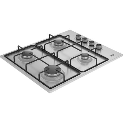 Placa a Gás Beko HIGG 64103 SXN | 7900W, Gás LPG, 58cm