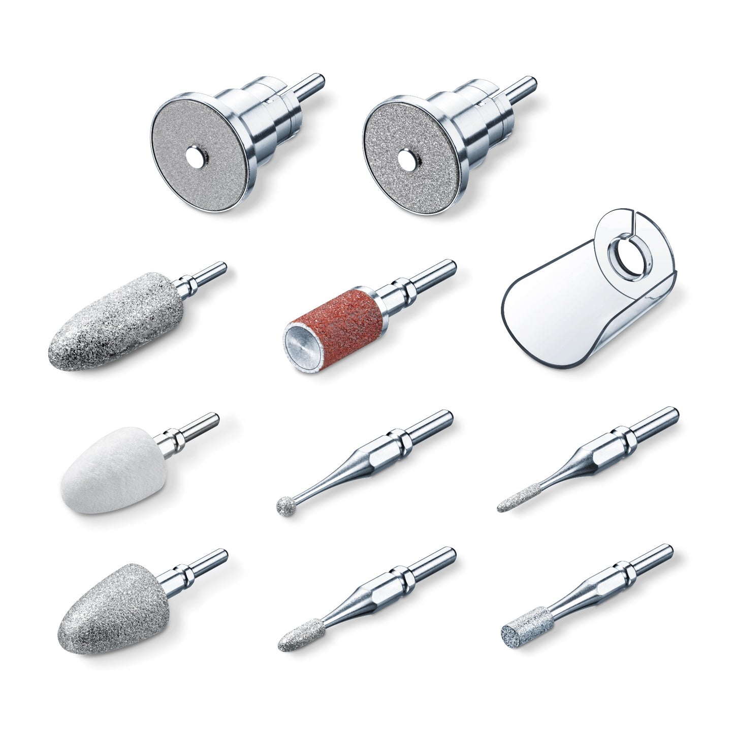 Conjunto Manicure/Pedicure Beurer MP62 | 9 acessórios, Safira, Feltro