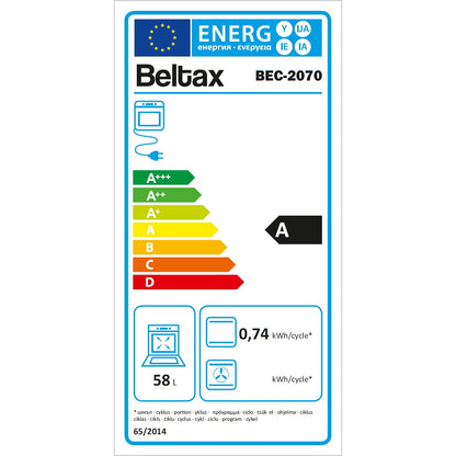 Fogão Elétrico Beltax BEC2070 | 4 Queimadores, Forno Elétrico, 6800W