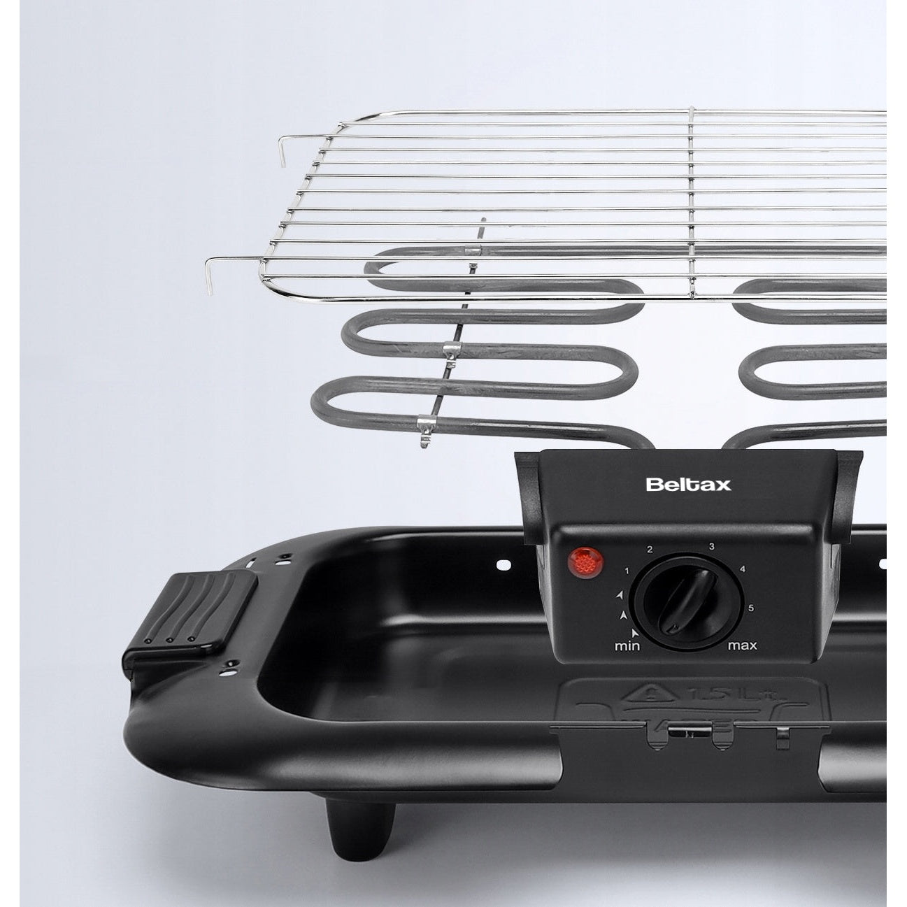Grelhador Beltax BBQ 3620 | 2000W, Termostato, Interior/Exterior